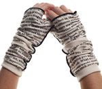 fingerless writing gloves